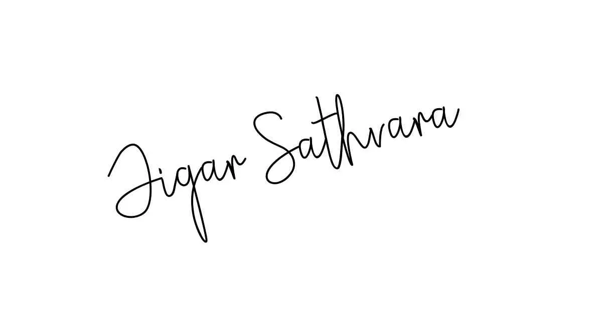 Jigar Sathvara name signatures